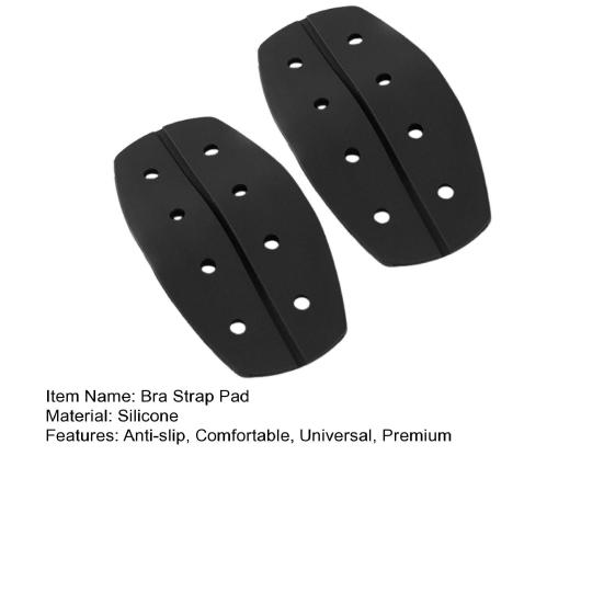 4 Pcs Bra Strap Pads Silicone Anti-Slip Bra Strap Cushion Relieve Pain Shoulder Pads Bra Strap Holders for Slipping