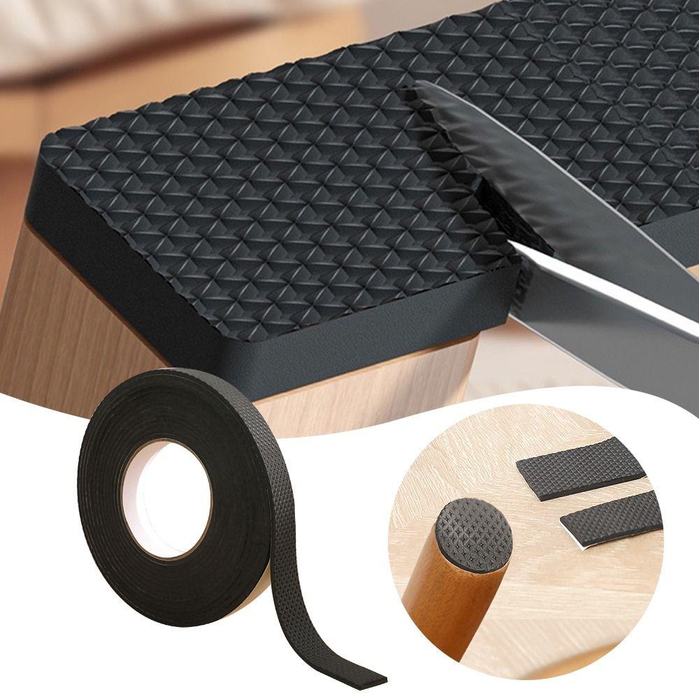 Anti Slip Furniture Leg Pad Sofa Chair Bumper Damper Table Feet Mats Rubber Strip Tape