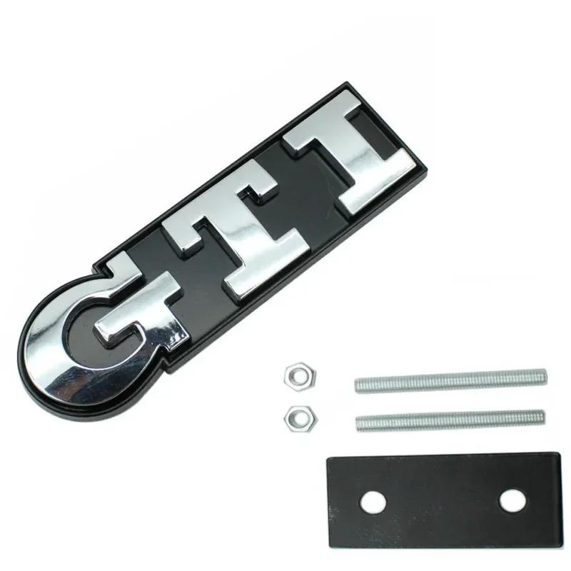 2026 Nowy Dla VW VOLKSWAGEN 1 szt. Metalowy Znak Samochodowy Naklejka Dekoracja Grillu Przedniego Dla VW GTI Passat B6 Golf Mk7 Polo Tiguan