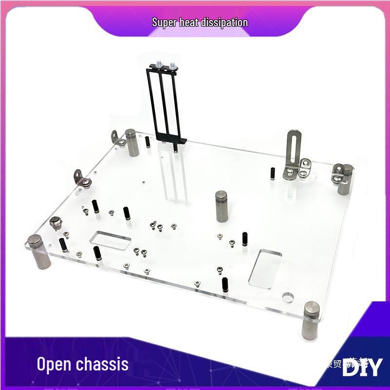 Transparent Acrylic ATX Motherboard Stand: DIY Desktop Test Rack
