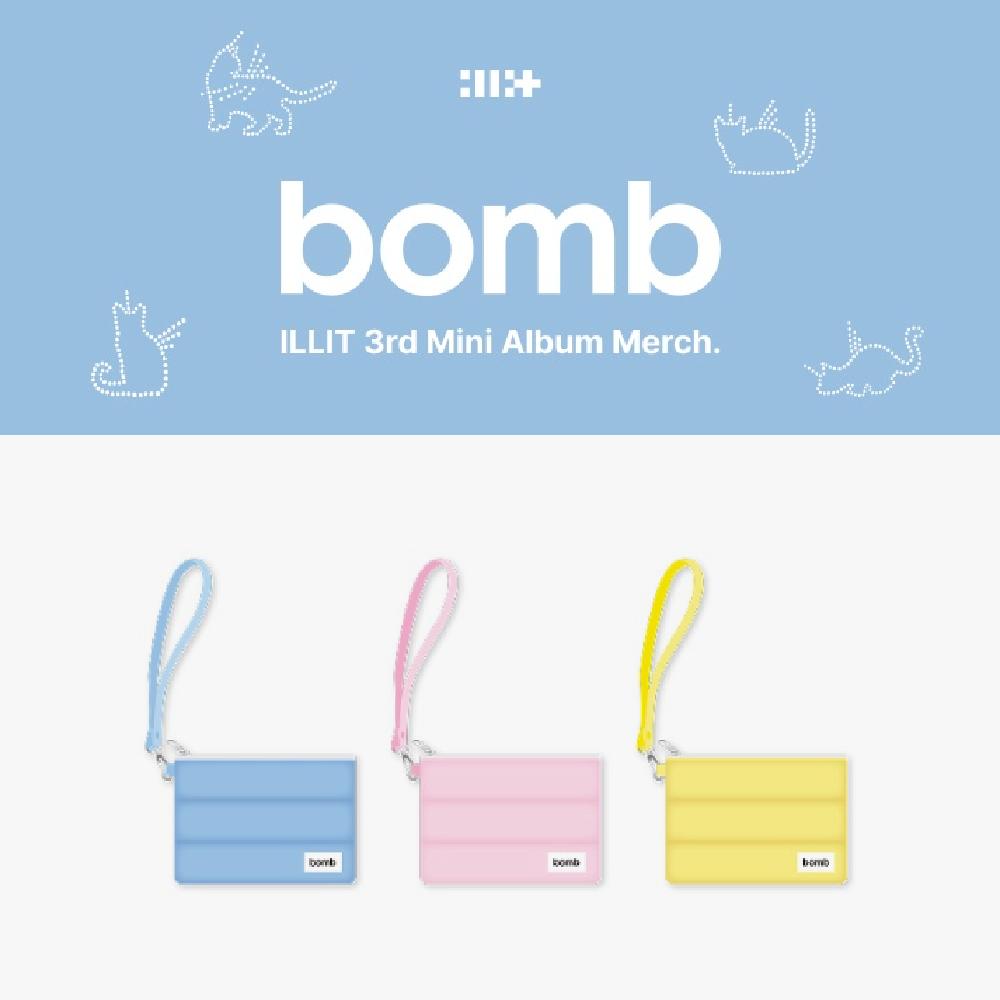 

Предзаказ ILLIT 3-й мини-альбом bomb Официальный мерч Мини-кошелёк Magic Bomb