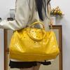 Nieuwe Casual Draagbare Reistas met Grote Capaciteit, Heren en Dames Krokodillenpatroon Kleur Diamant Enkele Schouder Crossbody Bagage Tas