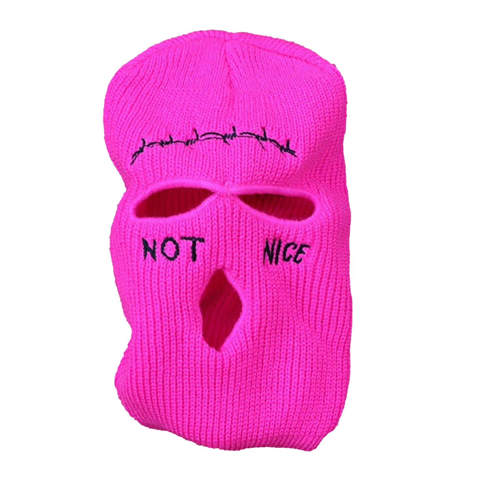 

Fashion Knit Hat for Women Men Handwoven Balaclava Cap Beanie Hat for Girl Boys Party Mask-Hat Adult Novelty Accessories 2