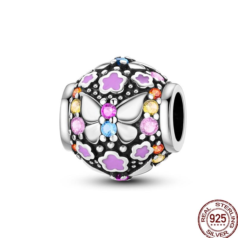 Exquisite Copper Round Hollow Spring Insect Beaded Beads Suitable For 3Mm Original Bracelet Diy Birthday