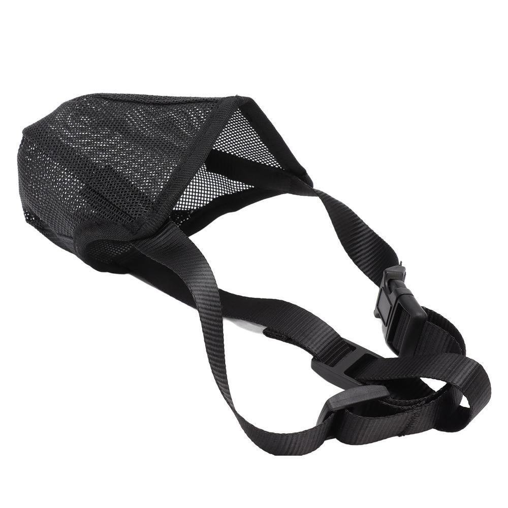 Side-Release Mesh Dog Muzzle Quick Buckle Adjustable Dog Muzzle Breathable Dog Muzzle Large Dogs L