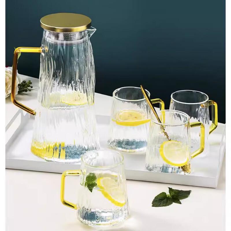 Heat-Resistant Glass Water Pitcher