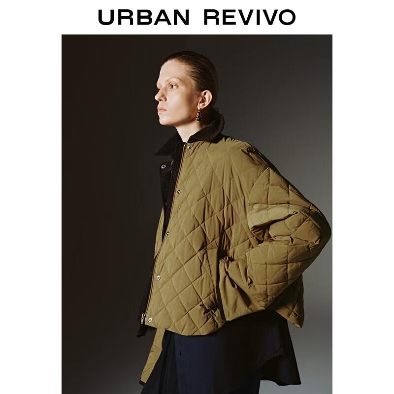 

Женский пуховик UR Amber Flow с цветными блоками, стеганый, оверсайз M(M-L)