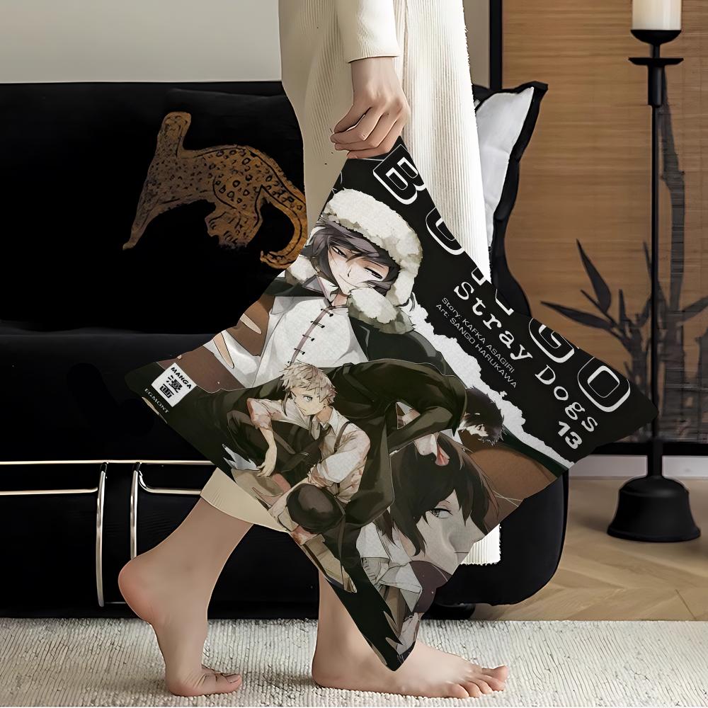 Anime Bungo Stray Dogs Pillowcase toon Gift Cushion Cover Bedroom Home Sofa Chair Seat Decor pillow case