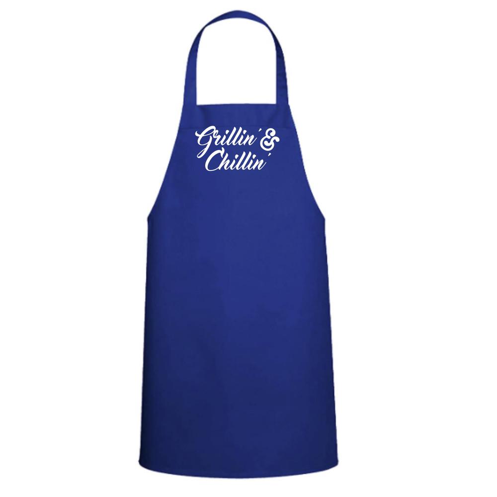 

Grillin and Chillin- Great Gift - Royal Blue - Commercial Grade Unisex T-Shirt M
