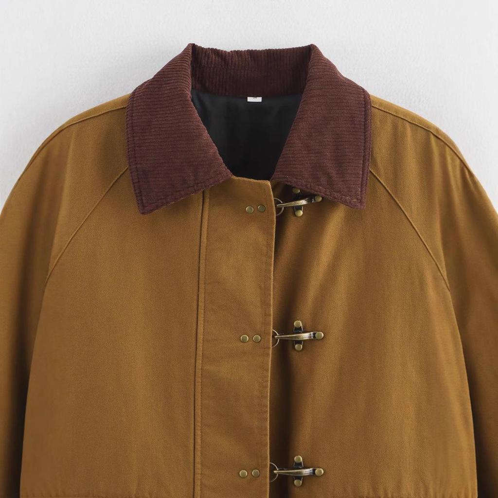 2024 Women's Winter Fashion: European & American Style Cotton-Padded Coat