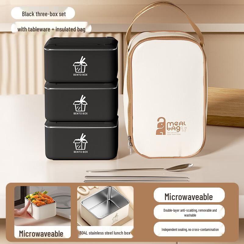304 Stainless Steel Microwavable Lunch Box