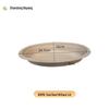 Disposable Eco-Friendly Oval Bagasse Plate/Bowl, 800ml, Microwaveable