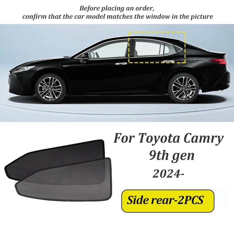 LINNUNU Tenda Magnetica per Auto Parasole Finestrino Laterale Rete Parasole Estivo Protezione UV per toyota camry 8ª 9ª gen 2018-2024 25