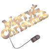 Christmas Decoration Items Christmas Wreath Accessories 3d Letter Lights