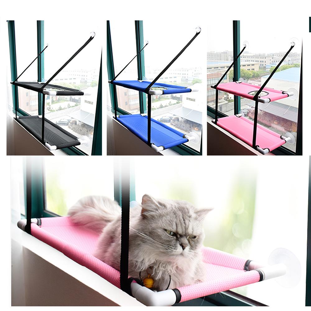 Cat Window Perch Hammock Mesh Bed Double Deck Window Suction Cups Seat   Cooling Hammock Bed