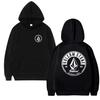 Volcom Unisexs Hoodie Longsleeved Sweatshirt Hiphop Fashion Casual Streetwear Street Outdoor Autumn and Winter Sportswear Unisex
