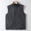 Foreign Trade Original Order Double-sided Wearable Lightweight Warm Men's Autumn and Winter Thickened Fleece-lined Stand Collar Cargo Casual Vest Vest