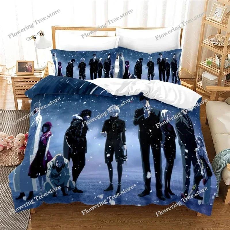 Home Textile Tokyo Ghoul Anime Manga Goth Bedding Set Printed Duvet Cover Set Pillowcase Twin Full Queen King Bedclothes029963
