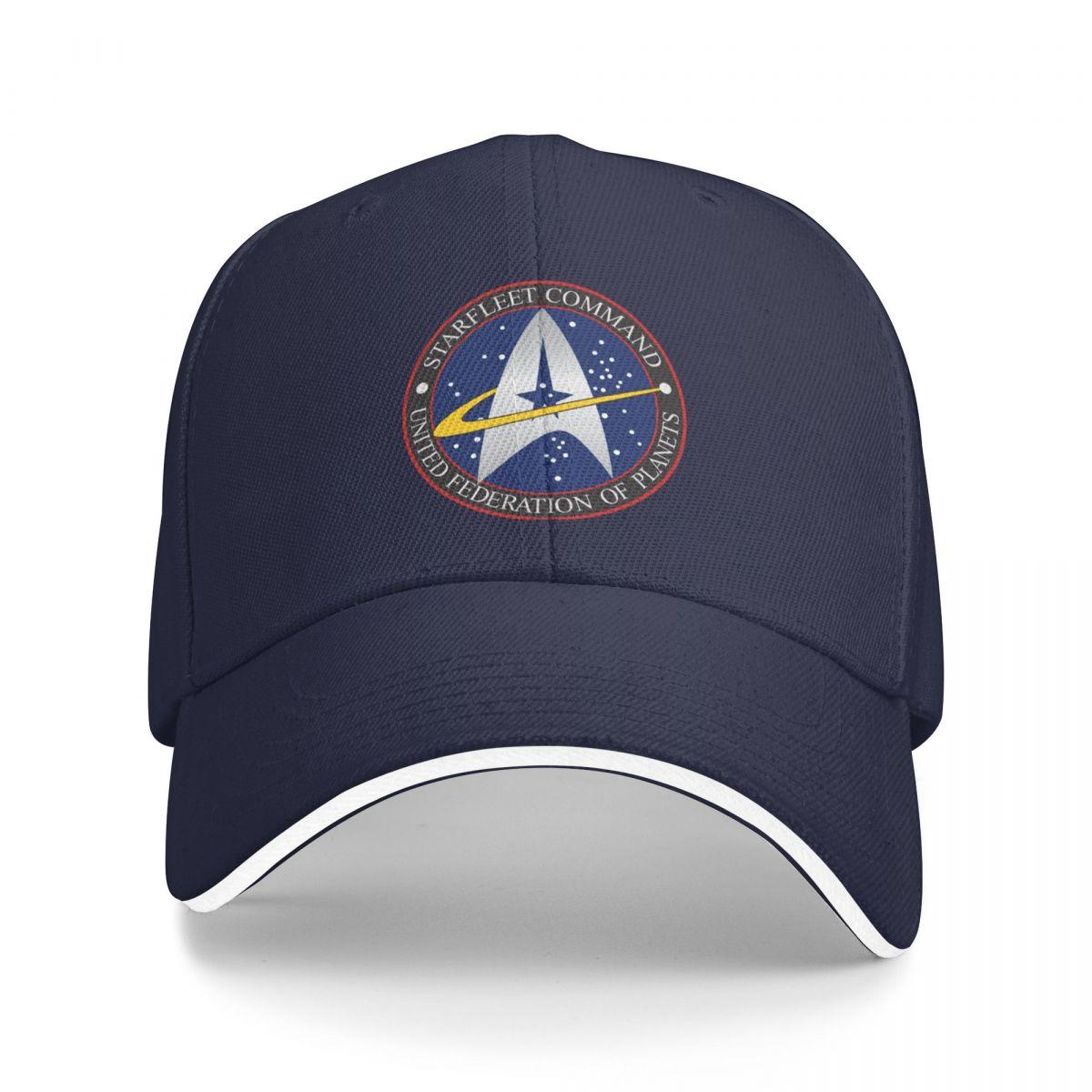 Летние бейсболки Starfleet Star Treks, унисекс, женские бейсболки Snapback, повседневные бейсболки с регулируемой посадкой для гольфа, кепка One Size