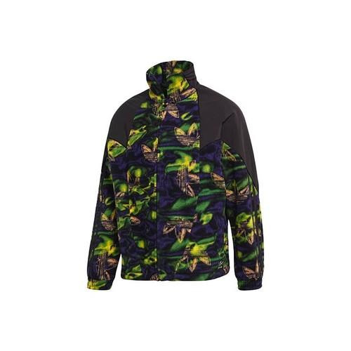 adidas Originals Long-Sleeve Athletic American Retro Jacket for Men, Black S чёрный
