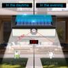 Solar Led Light Outdoor Garden Decoration 190led Lights With 4 Working Mode IP65 Waterproof Solar Motion Sensor Wall Lamps