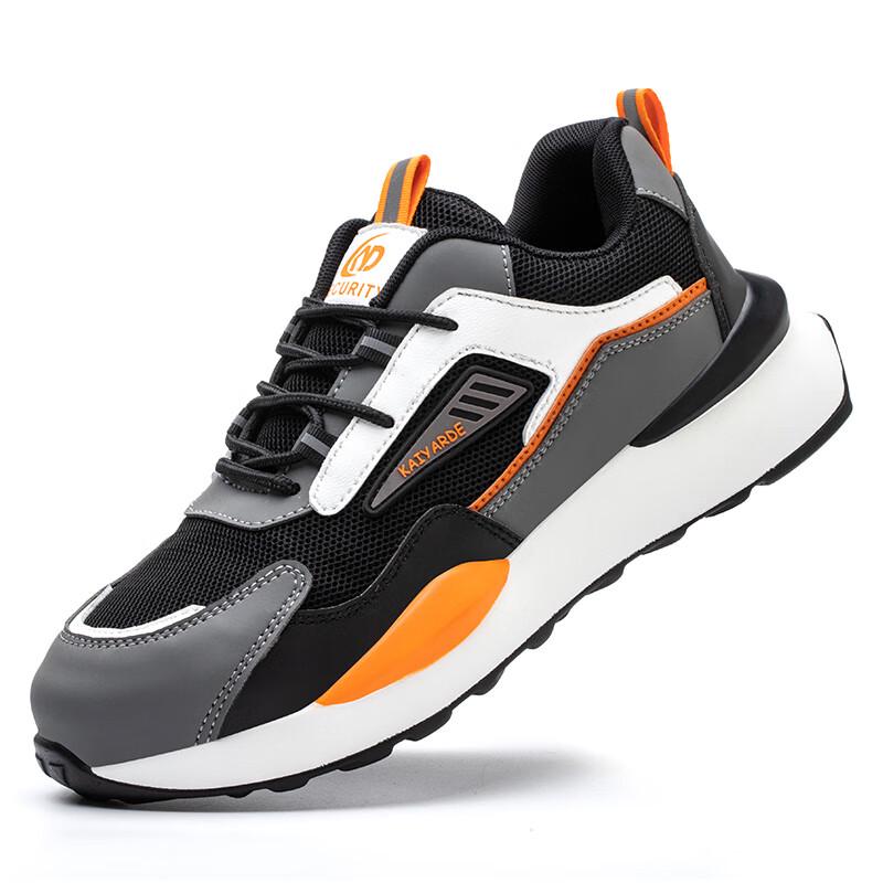 DYNJIAN Unisex Steel Toe Safety Work Shoes 37