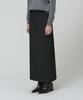 MUSEE [Essentiel] Aubier Minimal Wool-Blend Long Maxi Skirt_Black