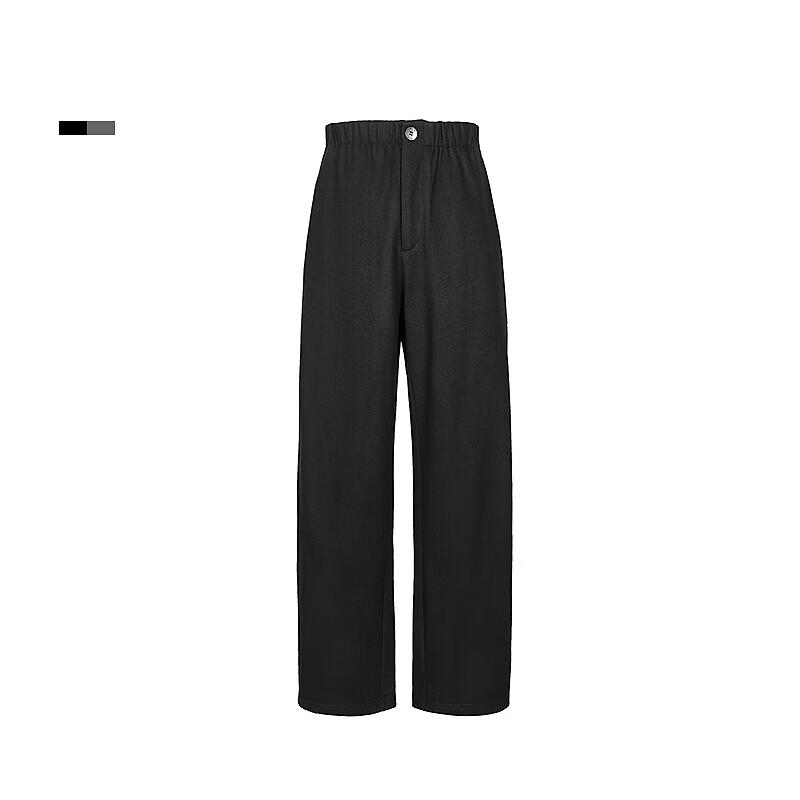 

Брюки прямого кроя из мериносовой шерсти LESS 2025 Зима L