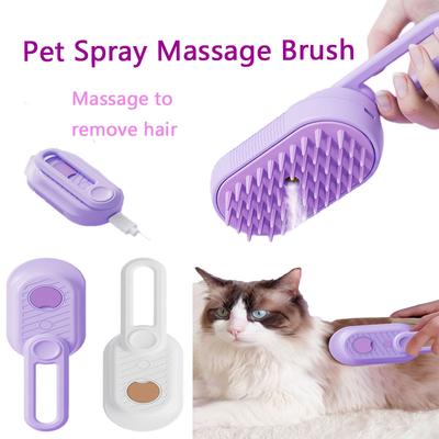 Pet  Brush 3 In 1 Electric Spray Massage Grooming Removing Tangled Loose Cat Dog Hair Brushes Dog Comb Pet Supplies