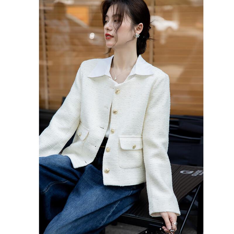 

MOKANA Women s Long-Sleeve Fashion Coat S