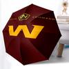 Printed Washington Commanders Folding Umbrella,Outdoor,Leisure,And Travel Umbrella,Durable Umbrella Fabric,Birthday And Holiday Gift