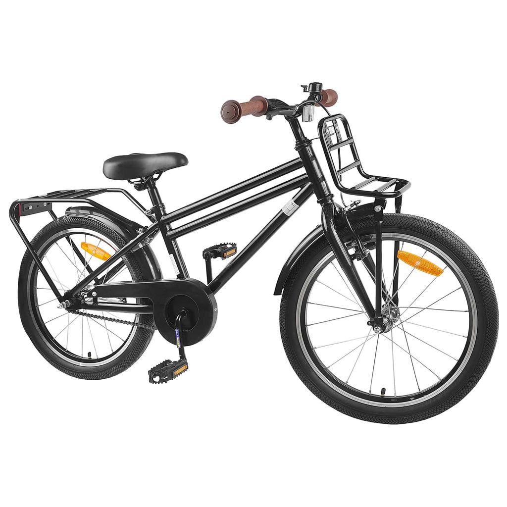 Kids  Bicycle 18 Inch for Ages 5 7 Black