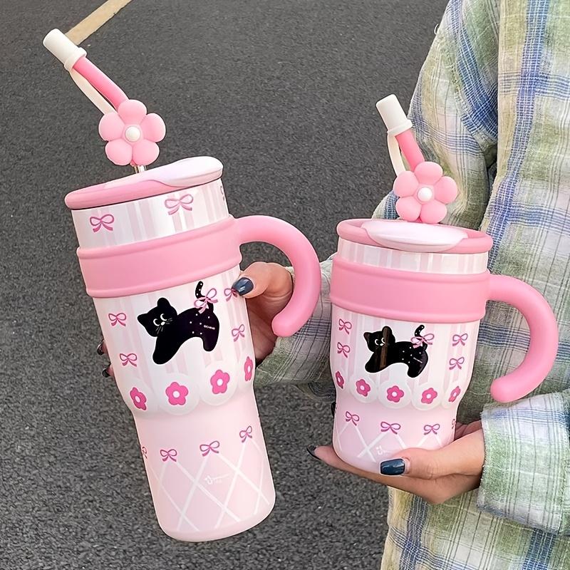 Big Gulp 2024 Cup Large Capacity Ice Cup Can Be Carried New Style Straw Insulated Cup High-looking Water Cup