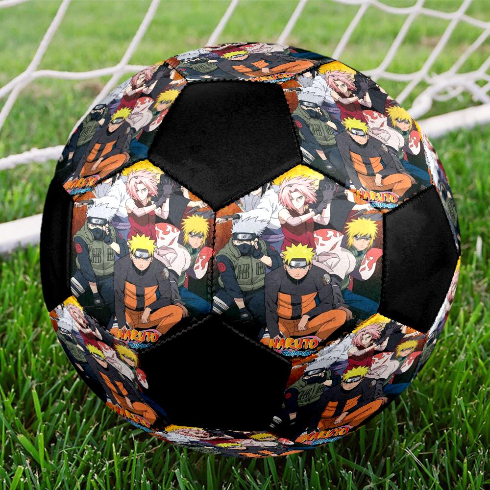 Soccer Ball Colorful Machine Stitched PVC Size 5 Team Training Competition Ready Durable High-Bounce Cool Sports Gift