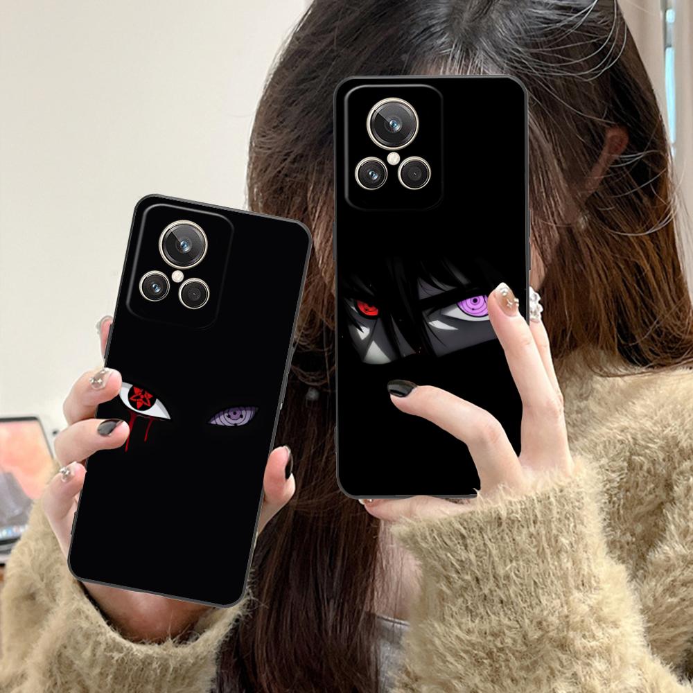 Anime Eyes Phone Case for Realme 15 14 13 12 11 10 9 Pro Plus T i Lite 5G Soft TPU Shockproof Cover
