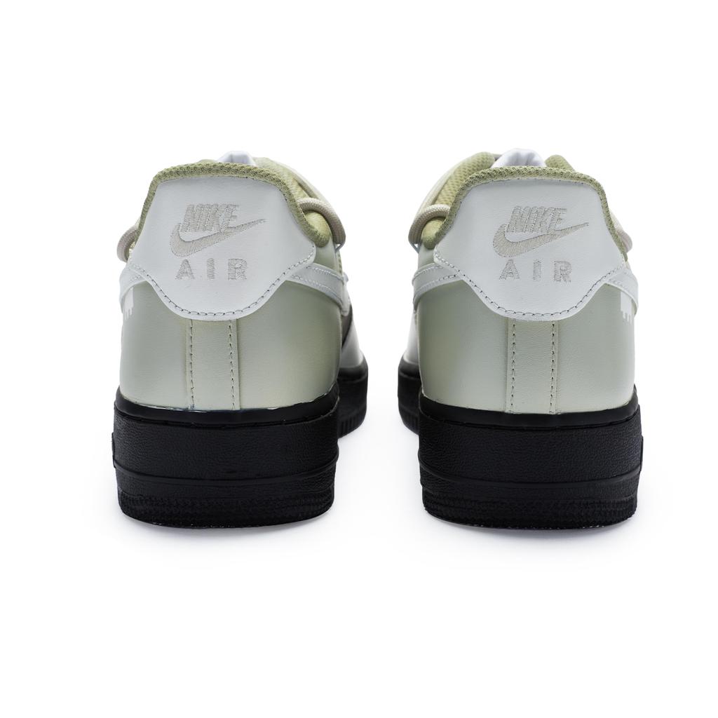 Nike Air Force 1 Low Top Skateboard Shoes Men's Black Green Gray CW2288-111(Team80-)