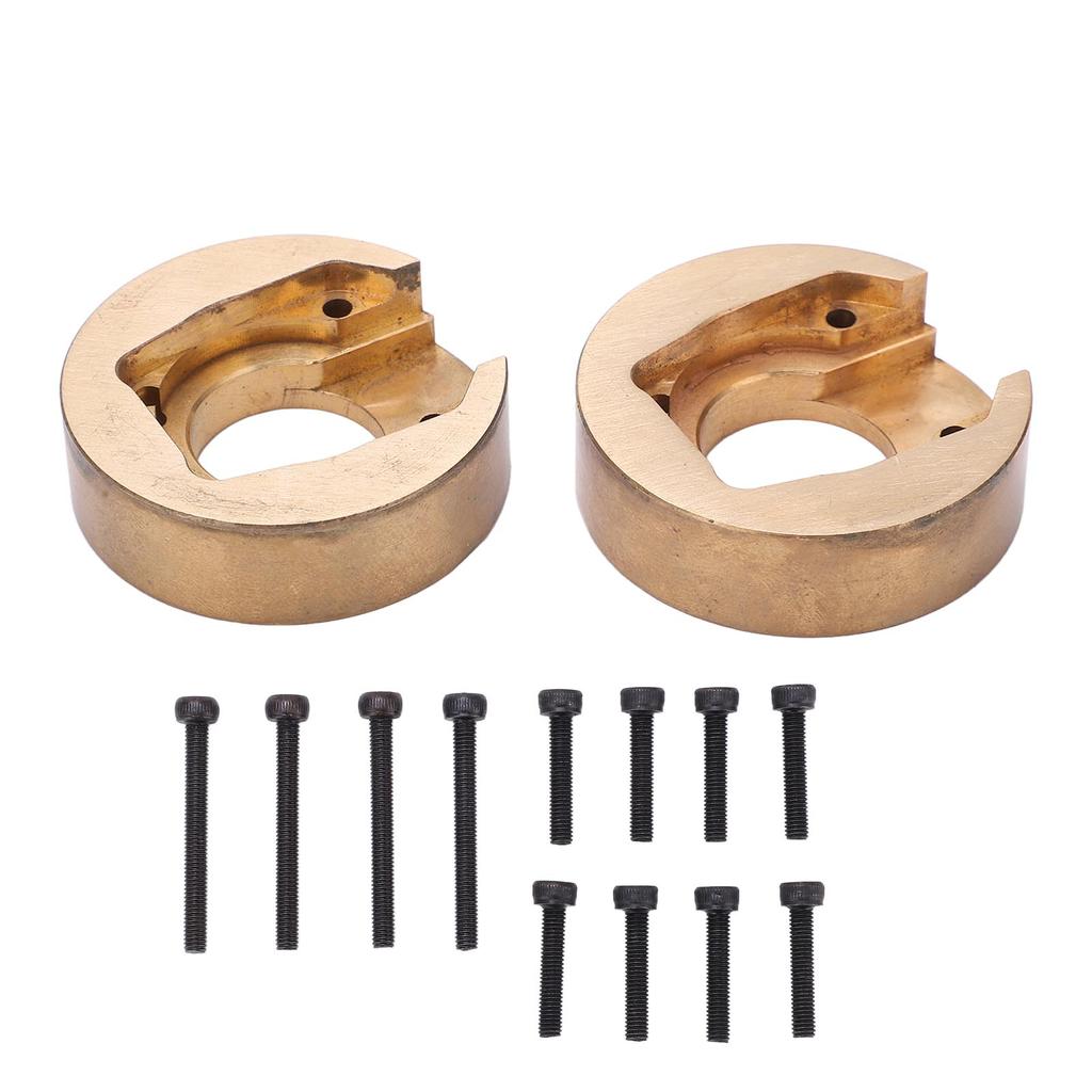 1Pair Brass Counterweight Wheel Rim Internal Counterweight for Absima Sherpa 1 10 Climbing Car Upgrade Parts