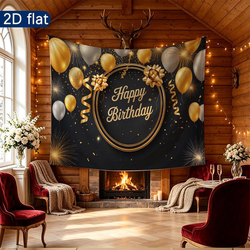 Party Backdrop Birthday Photo Booth Background Front Door Decor
