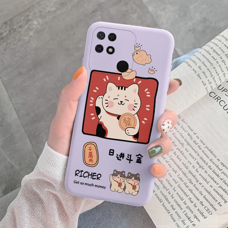 For Redmi 10C 10 C Back Cover Protective Case Soft Silicone Cute Cartoon Cat Frog Phone Case For Xiaomi Redmi 13C 14C 12C Coque