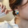 Jewelry Niche Design Girl Stud Earrings Women Square Earrings Korean Style Earrings Ear Studs