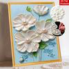 Pearl Flower Painting Handmade Creative Projects. Home Wall Decoration.