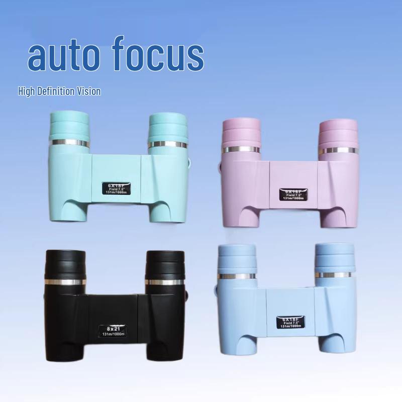 HD Auto-Focus Fixed-Focus Binoculars for Kids & Adults - Portable Telescope for Outdoor Travel & Mountaineering