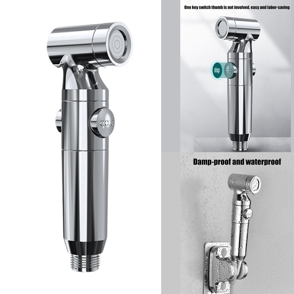 High Pressure Toilet Bidet Sprayer Head with Adjustable Water Flow & Easy Installation Uprades for Home Bathrooms