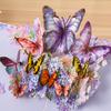 3D French Romantic Butterfly Pop-Up Greeting Cards for Teacher's Day