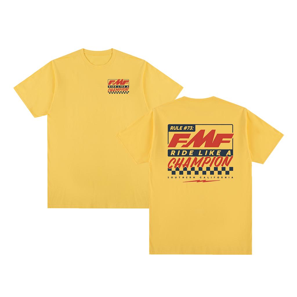 FMF Racing RULE 73 Vintage Tshirt Retro Street Wear Cotton Men T Shirt New Tee Tshirt Womens Tops