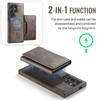For Magsafe Wireless Charge Leather Case For Samsung Galaxy S25 S24 Plus S23 Ultra 2 In 1 Detachable Wallet Cards Phone Cover