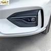 2P Carbon Fiber Style Front Fog Light Lamp Frame Cover Trim For Ford Focus 19-20