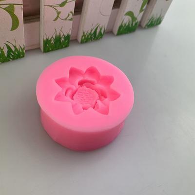 1 buc Lotus formă silicon mucegai DIY patiserie Cupcake ciocolată săpun Bakeware mucegai