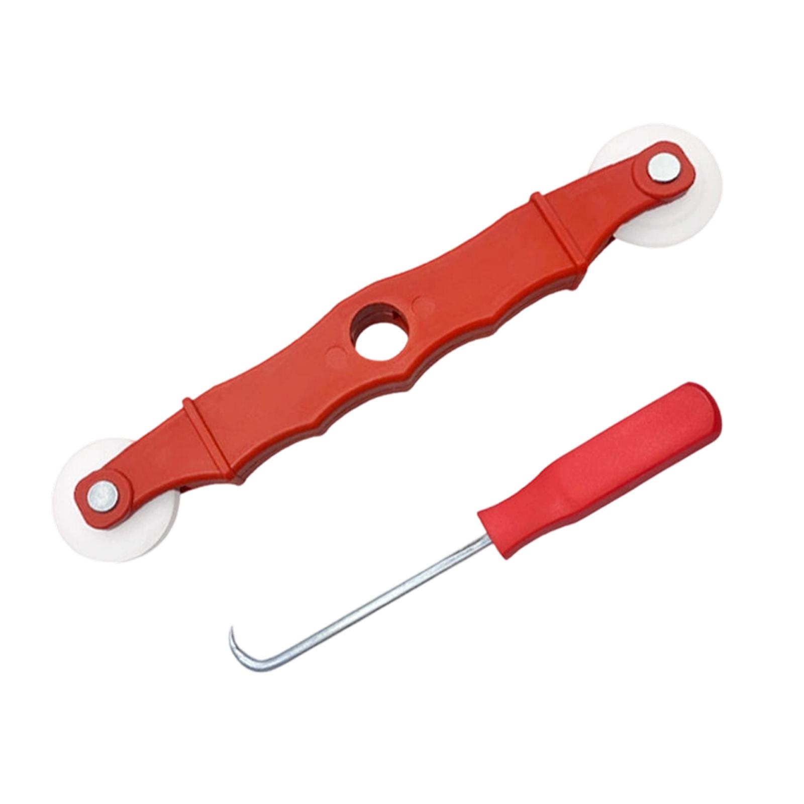 

Screen Changing Window Mesh Roller Hook Remover One Size красный