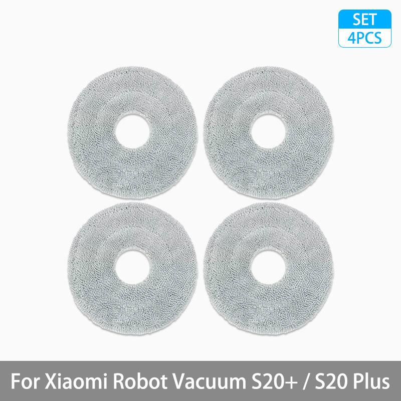 For Xiaomi Robot Vacuum S20+ / S20 Plus / B108GL Parts Accessories Main Brush Side Brush Hepa Filter Mop Cloth Replacement Spare